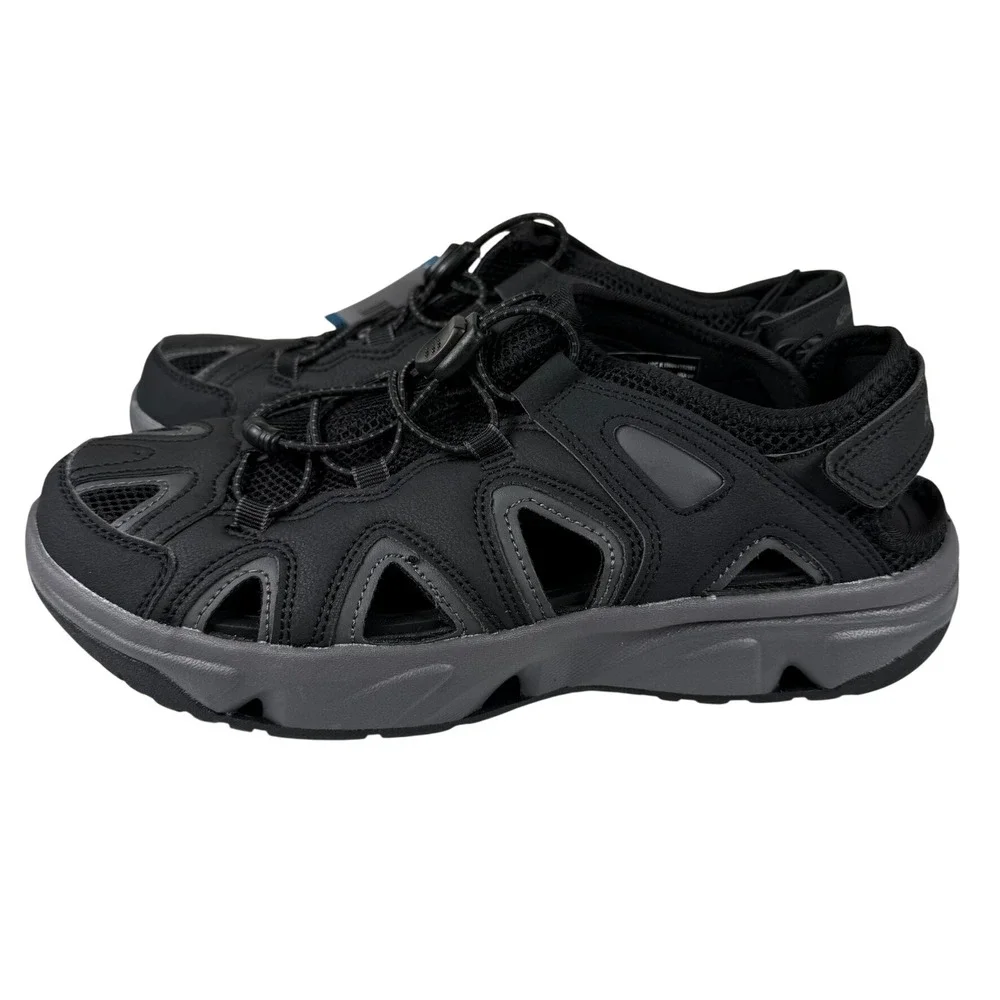 Eddie Bauer Mens 9 Laketrail Sandal Black Hiking Outdoor Gorpcore New
